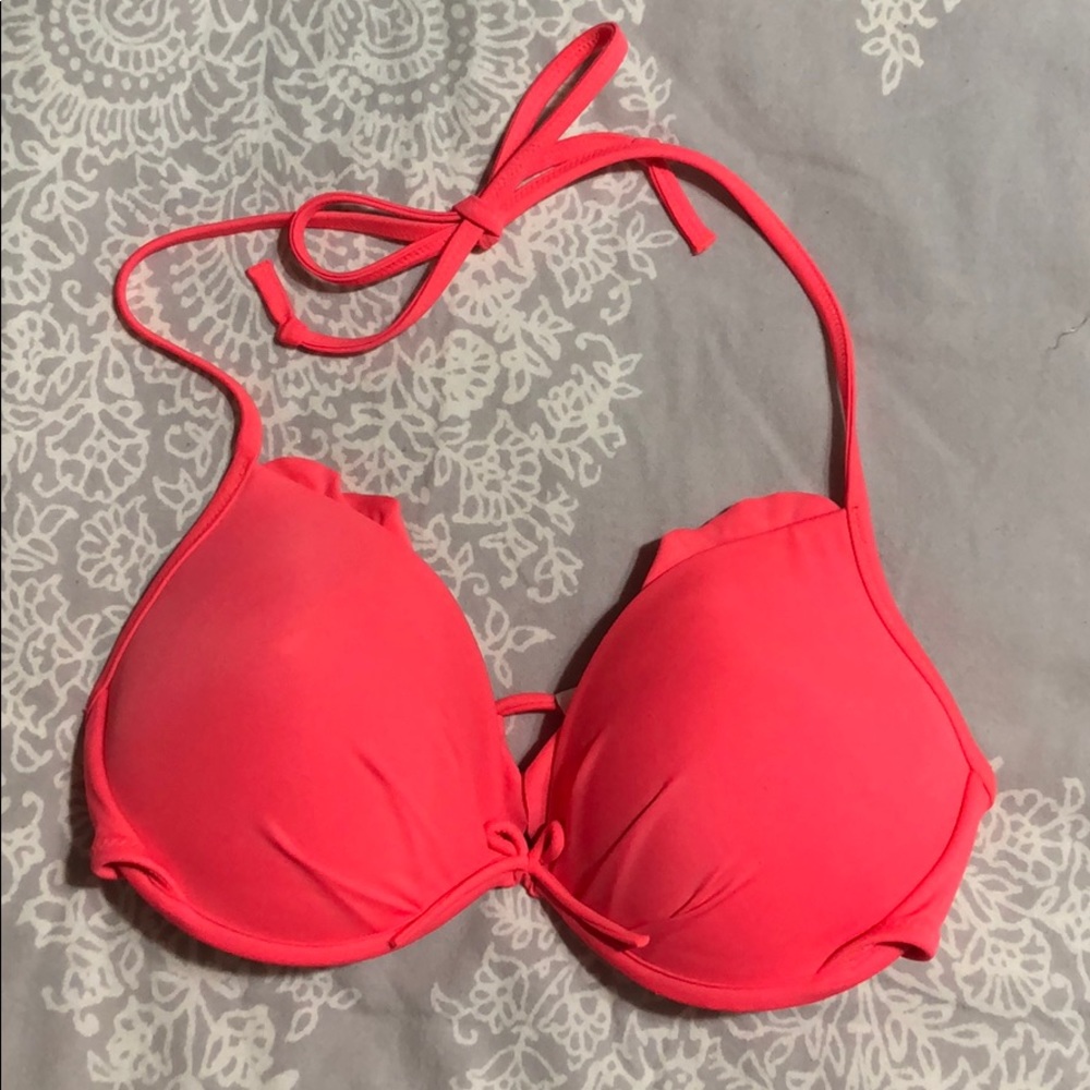 VS coral bikini top